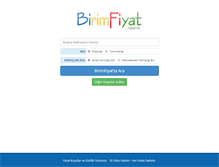 Tablet Screenshot of birimfiyat.com